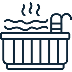 hot tub and specialty electrical work icon